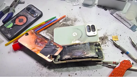 Google Pixel 10 Pro Fold Explodes During Durability Test