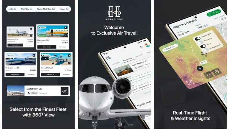 Hera Flight Launches New Mobile App