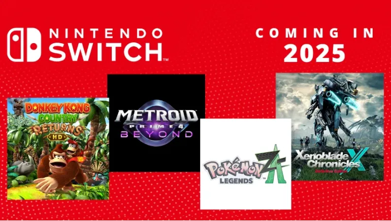 Upcoming Nintendo Switch Games in 2025
