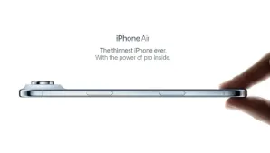 iPhone Air: Thinnest iPhone Ever